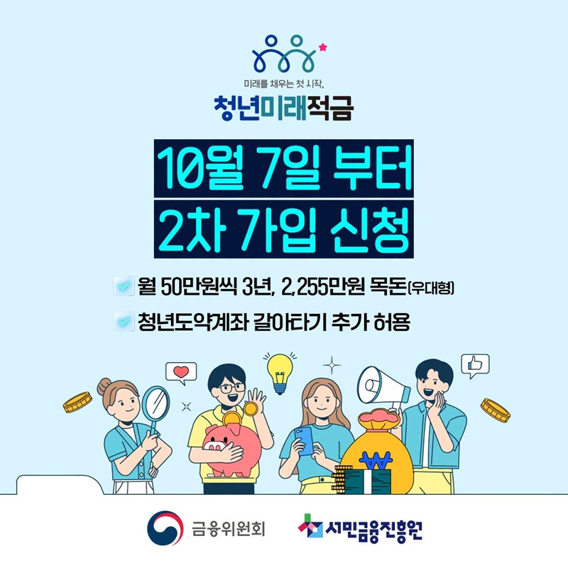 2026 청년미래적금 2차 가입 신청 안내